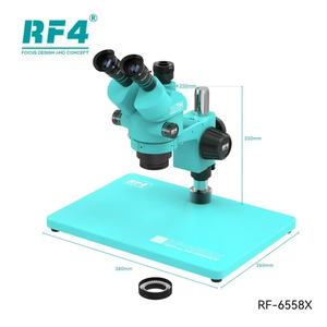 Microscopio Trinocular de Alta Definición RF4 RF-6558X para Reparación de Placas Base de Teléfonos Móviles, Zoom Continuo de 6.5-58 Aumentos - Product Image 3