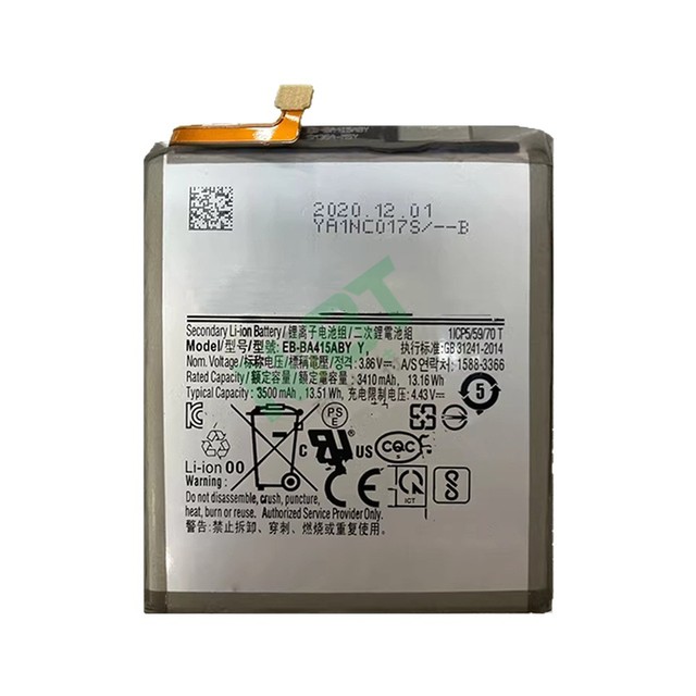 NIBT Wholesale EB-BA415ABY 4.43V 3500mAh 13.51Wh Lithium Mobile Phone Battery for samsung A41/A415F