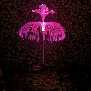 Năng lượng mặt trời LED sứa vườn đèn IP65 không thấm nước màu sợi quang cảnh quan ngoài trời ánh sáng - Product Image 2