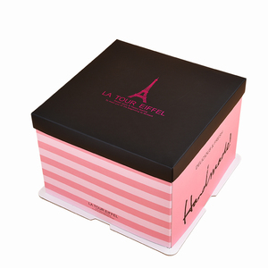 Schleifenband zum Tragen von Kuchenboxen <span class=keywords><strong>8</strong></span> Zoll Luxuriöse Handgefertigte Hochzeitstortenbox Geburtstagstortenboxen - Product Image 5