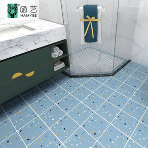 PVC plástico antideslizante suelo rollo pelar y pegar piso azulejo calcomanía Rosa interior piso vinilo calcomanía pegatina - Product Image 5