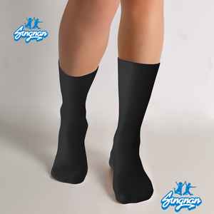 Kaos Kaki Serat Bambu/Katun Model Longgar Jarum Ganda untuk Orang Paruh Baya & Lansia Penderita Diabetes Antibakteri BSCI Grosir - Product Image 5