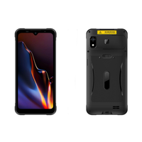 PDA Genggam Tangguh Baru 6.1 inci 4GB+64GB Android 15 Octa-core 2.2GHz NFC Pemindai QR/Kode Batang IP67 Basis Pengisian Daya Tersedia