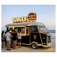 Yummy Mobile Food Truck Électrique, Remorque de Restauration, Chariot de Vente Ambulant, Bus-Restaurant, Tuk Tuk, Food Truck à Essence pour Burgers