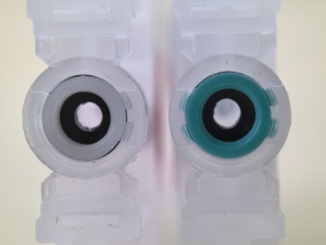 Amortiguador de cabezal de impresión Anti Leak i3200, de inserción directa, transparente, rojo, para cabezales de impresión Eco Solvent y UV - Product Image 2