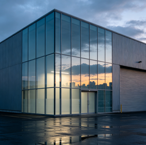 Magazzino Logistico Prefabbricato in Acciaio con Facciata in Vetro, Edificio in Metallo Isolato a <span class=keywords><strong>Risparmio</strong></span> Energetico - Product Image 3