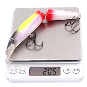 <span class=keywords><strong>Esca</strong></span> <span class=keywords><strong>Artificiale</strong></span> Minnow Snodata a 2 Sezioni 15cm, Affondante, Tipo Pencil, <span class=keywords><strong>con</strong></span> Ancorette per la <span class=keywords><strong>Pesca</strong></span> al Bass - Product Image 3