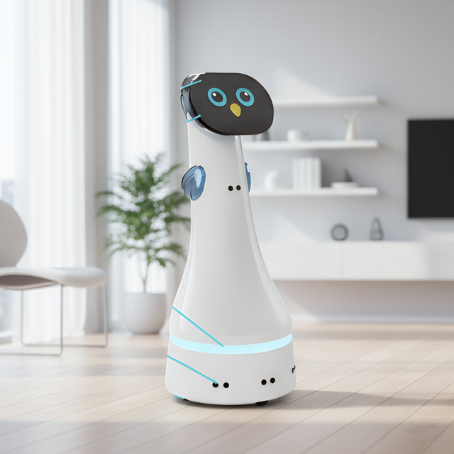 Interactive Multimedia AI Guide Robot Touch Screen Service Robot for Science Museum and Digital Experience Center