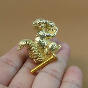 Großhandel Messing Wohnkultur Eichhörnchen Griff Eichhörnchen Türgriff Wohnkultur - Product Image 4