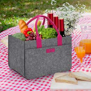 Cestas de Almacenamiento Plegables de Gran Capacidad, Personalizadas, para Juguetes de Bebé, Cocina, Frutas, <span class=keywords><strong>Leña</strong></span>, Portátiles, de Fieltro RPET - Product Image 5