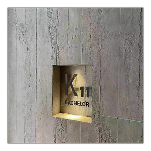 Eco-Friendly Weather Resistance Artificial Stone Tile <b>Veneer</b> <b>Sheet</b> MCM Travertine Flexible Soft Stone Wall Panel Board Cladding - Product Image 1
