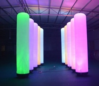 Pylônes gonflables d'éclairage de Offre Spéciale 2025, cylindre gonflable pour la décoration d'événement