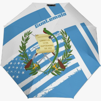 Parapluie Automatique Imperméable et Anti-UV avec Motif Thème Drapeau National Haïtien – Prêt pour le Week-end