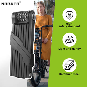 Lucchetto <span class=keywords><strong>Antifurto</strong></span> per Bicicletta in Acciaio Temprato Resistente con Codice a 4 Cifre e Catena Pieghevole da 120cm - Product Image 5