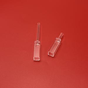 Cuvette en verre rectangulaire de fluorimètre du chemin standard optique 10mm 3.5ml avec le joint évalué - Product Image 3