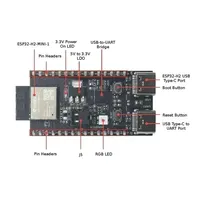 ESP32 H2 DevKitM dengan modul ESP32 tipe-c digunakan untuk ESP32-H2-MINI-1 N4 aplikasi IoT dengan dukungan ulir Zigbee BLE Esp32 H2
