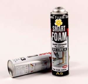 Aérosol de mousse de fête jaune laqué 57*137mm 57*166mm pour composants antirouille en aérosol - Product Image 3