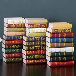 LUMNEST Libri decorativi per la casa, libri decorativi per tavolino da caffè, libri decorativi con copertina rigida, libri finti per libreria, set di 3 libri di design alla moda