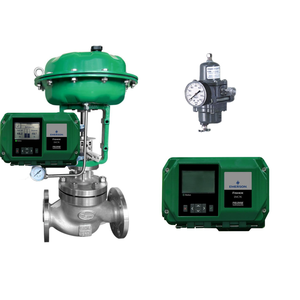 Fisher DVC7K Ball Valve Positioner 67CFR-237 Filter Regulator ASCO 223 Solenoid Chinese DN125 Regulating HART7 4-20mA 145psig - Product Image 1