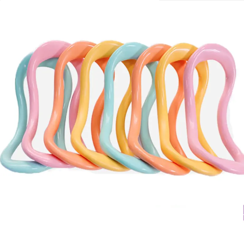Groothandel Hot Selling Nieuw Design Pp Plastic Pilates Ring Back Massage Yoga Cirkel Ring