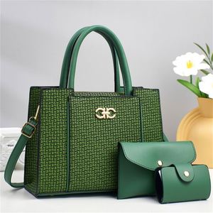 Juego de 3 Bolsos de Mano para Mamá, Bolso Tote de Cuero PU de Alta Calidad con Correa para el Hombro - Product Image 3