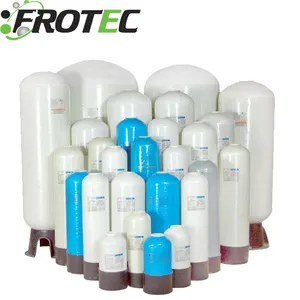 Natural/blue/grey/black/green color frp water filter vessel, frp chemical tank