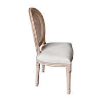 Chaise Louis en bois vintage de luxe pour salle à manger, mobilier français antique, idéale pour restaurant, offre OEM