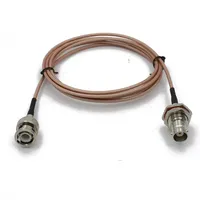 Câble d'extension BNC mâle vers femelle 30 cm 75 Ohm RG316 HD-SDI 3G-SDI Pigtail vidéo pour caméra CCTV FPV