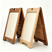 Panneau publicitaire portable personnalisé en aluminium et ABS de 25 mm, double face, avec poignée, résistant aux UV et imperméable