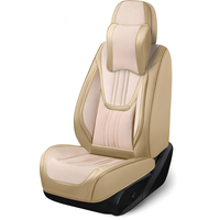 Housse de siège de voiture universelle en cuir pleine fleur de qualité supérieure, luxe, amélioration haut de gamme de l'intérieur automobile