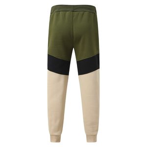 Conjunto Deportivo con Capucha para Hombre, Color Naranja y Negro, Bloques de Color, Manga Larga, Cordón Ajustable, Diseño Sólido, Transpirable, para Otoño - Product Image 6