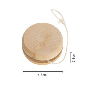 Jouets <span class=keywords><strong>yoyo</strong></span> en bois miniatures personnalisés à faible MOQ avec logo, gravure et impression sérigraphiée, cadeaux promotionnels pour enfants, compétition professionnelle - Product Image 6