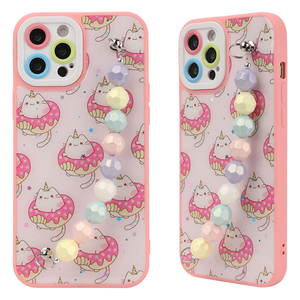 Cover Antiurto per Telefono Colorata in PC TPU con Braccialetto per iPhone 14 15 13 e Samsung Fundas Cover De Celular All'Ingrosso - Product Image 5