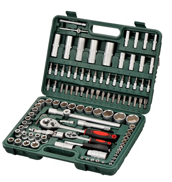 Auto Repair Tools Germany Design Ratchet Handle 108pcs Socket Wrench Set