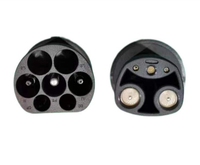 Adaptateur de charge de voiture électrique 32A Type 2 vers Tesla Adaptateur de connecteur Tesla EV Type 2 EU vers NACS pour voiture Tesla