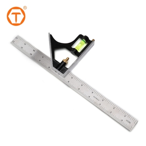 1Cr13 adjustable custom multifunction ruler combination square ruler