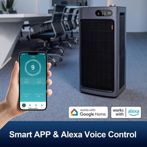 Purificatore d'Aria Intelligente Portatile per Casa e Ufficio, 6862 Piedi Quadrati, Doppi Filtri al Carbone, Tecnologia HEPA, Controllo tramite App, Qualità dell'Aria in Tempo Reale - Product Image 3