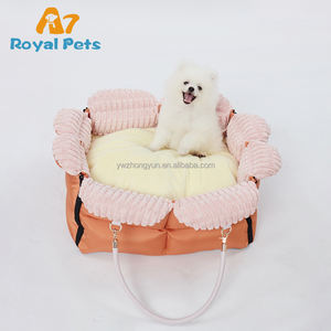 Neues Design <span class=keywords><strong>Dog</strong></span> Booster Sitzbett Mode Cute Puppy Carrier Hunde bett für Auto - Product Image 1