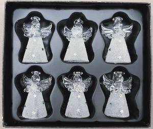 Commercio all'ingrosso di Vetro del Mestiere Della Decorazione di <span class=keywords><strong>Natale</strong></span> Albero Di <span class=keywords><strong>Natale</strong></span> Decorazione Appesa Angelo - Product Image 4