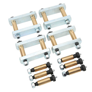 Kit de mejora de grilletes Getitall de 3.125 pulgadas de acero para adaptación de remolques de camión con eje tándem - Product Image 3