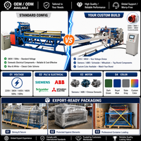 Machine à souder les grillages pour cages à volailles pour les fermes avicoles d'Asie du Sud-Est, fil de 2-4 mm, 60 soudures/min, certifiée CE STARF