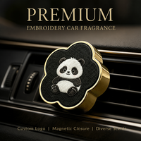voiture en alliage de zinc métallique personnalisable Clip bouche d'aération Diffuseur d'élimination des odeurs de longue durée