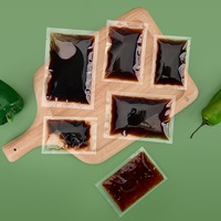 Sacs transparents thermoscellables pour l'emballage de sauces / Sachets de sauce soja