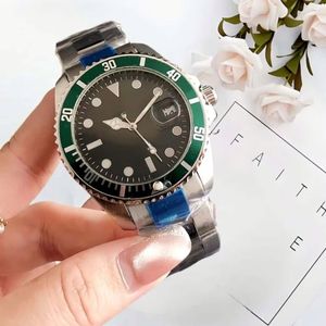 Reloj de Hombre en Dos Tonos, Dorado y Plateado, con Esfera Negra, Visualización de Fecha, Bisel Giratorio, Correa de Acero Inoxidable, Reloj de Pulsera Deportivo de Lujo para Buceo - Product Image 2
