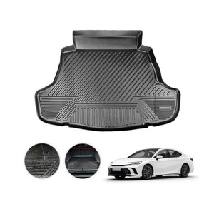 Alfombrilla de Maletero Trasera de Plástico TPE 5D Personalizada para Automóvil, Juego Completo de Accesorios de Plástico TPE 5D de Fábrica para Toyota Camry 2019 en Adelante - Product Image 5