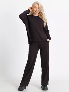 Conjunto de Sudadera y Pantalones para Mujer al por Mayor, Ropa Casual de Calle con Logotipo Bordado - Product Image 6