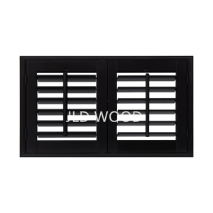 Vendita di fabbrica di alta qualità piccola finestra di legno personalizzato in PVC finestra piantagione otturatore - Product Image 2
