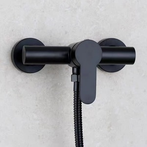 304 acier inoxydable <span class=keywords><strong>mitigeur</strong></span> thermostatique eau chaude froide <span class=keywords><strong>mitigeur</strong></span> ensemble <span class=keywords><strong>de</strong></span> <span class=keywords><strong>douche</strong></span> robinet mural vanne en céramique jet doux pour - Product Image 4