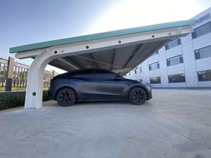 Sistema de Estacionamiento Solar para Coches en Oferta, Montaje Fotovoltaico de Acero al Carbono, Zinc, Aluminio y Magnesio, Resistente a Vientos de 60m/s - Product Image 3