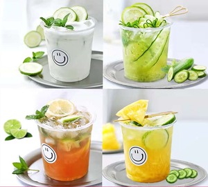 Custom Printed Juice Milk Tea <b>Cup</b> 12oz 16oz 20oz 24oz Pp Pet Transparent Disposable Clear <b>Plastic</b> <b>Cup</b> - Product Image 2